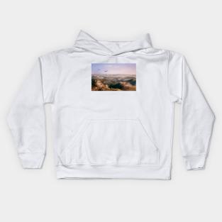 Junction of the Yellowstone and Missouri by Karl Bodmer Kids Hoodie